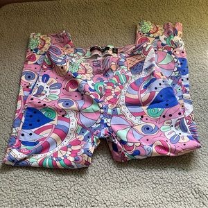I N S I G H T  pants sz 6 multicolor wmn rayon/nylon/spandex